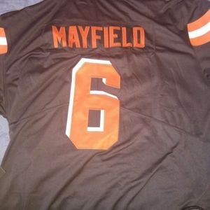 Cleveland Browns On Field Baker Mayfield Stitched